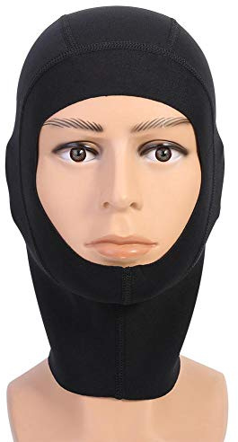 Tauchmütze, Unisex, 1mm/3mm, Neopren, Schwarze Schwimmweste, Schnorcheln, Surfen, Wassersport, für Männer, Frauen, Kinder, XL-3mm