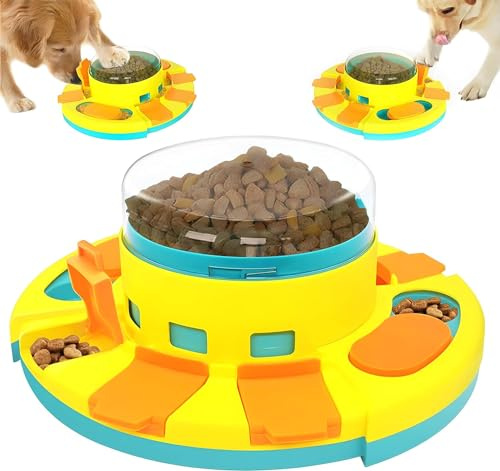 Dufuso Hundespielzeug Intelligenz, Hunde intelligenzspielzeug für Hunde Kleine/mittlere/große Hunde Spielzeug intelligent-Stufe 2 (mittel)