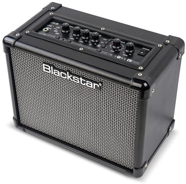 Blackstar ID:Core 10 V4 – 10W Gitarrenverstärker – Stereo-Modelling-Combo mit integrierten Effekten, CabRig Lite, USB-Aufnahme, 1W Leistungsreduzierung und ISF-Regelung (Standard-Konnektivität)