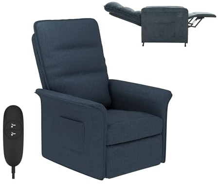 FLEXISPOT Elektrisch Relaxsessel - Verstellbarer TV Sessel, Fernsehsessel mit liegefunktion, 105° -155° verstellbare Rückenlehne – Relax Sessel，ergonomisch (Dunkelgrau)