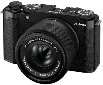 FUJIFILM X-M5 + XC15-45mm Kit schwarz