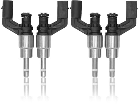 4er-Set Einspritzdüses für Audi A2 VW Golf 4 Bora Lupo Polo 1.4 FSI 1.6 FSI | Kraftstoffinjektor 036906036 0261500005 Kraftstoff Injektor FSI Direkteinspritzung