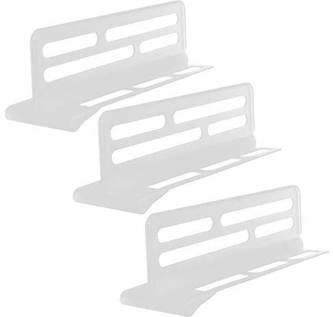 SHINEOFI 3Stücke Kühlschrankabscheider Verstellbare Lebensmittel Trennwände Seitliche Kühlschrank Organizer für Optimale Aufbewahrung Langlebig und Vielseitig für Getränke