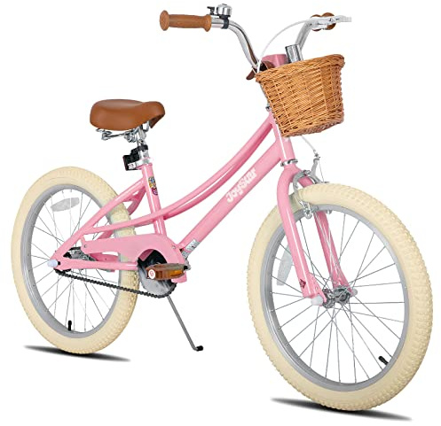 JOYSTAR 12/14/16/18/20 Zoll Kinderfahrrad für Kleinkinder 2-11 Jahre Mädchen, Mädchenfahrrad mit Stützrädern & Korb