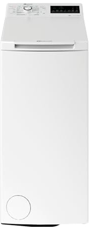 Bauknecht WMT BK 1266 B Waschmaschine, 6 kg, 1200 U/min, Toplader, Antiflecken 20°, Aqua Saver Sparprogramm, Kurz 30’, FreshFinish, leiser Inverter-Motor, Mehrfachwasserschutz+, Weiß