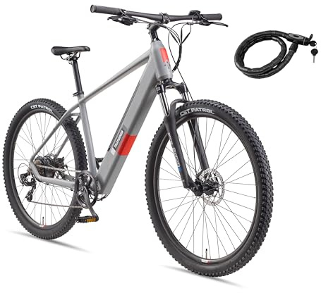 TELEFUNKEN E-Bike Mountainbike 29 Zoll für Herren und Damen | Elektrofahrrad mit 250W Hinterradmotor & 468 Wh Akku | 7-Gang Kettenschaltung | Scheibenbremsen | MTB Hardtail Pedelec