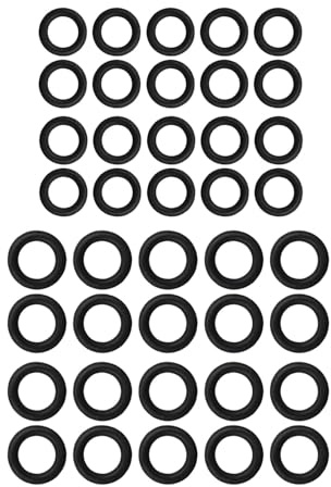 M MINGLE O-Ring Dichtungsring-Set für Hochdruckreiniger, für 1/4 Zoll, 3/8 Zoll und M22 Schnellkupplungen, 40-tlg