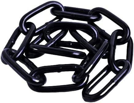 Marwotec 5 Meter Schwarz lackierte Kette 5,0 mm Rundstahlkette Ø 5mm Stahlkette geschweißt - Stahl -Schwarz beschichtet - Ø 5mm Ideal für den Außeneinsatz von Marwotec aus Deutschland