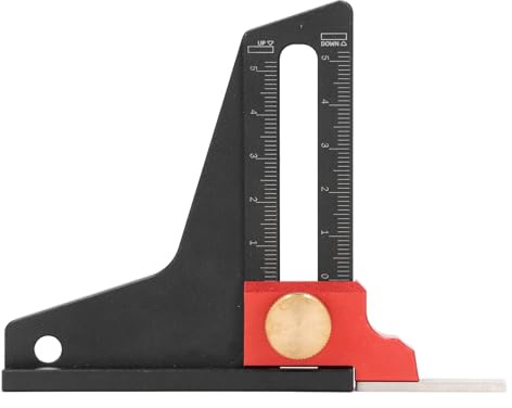 Höhenmesser, Höhenöffnung, Messschieber, Tragbares Höhenstadiometer, Aluminiumlegierung, Holzbearbeitung, Sägetisch, Höhenmesser, Tiefenmesslineal