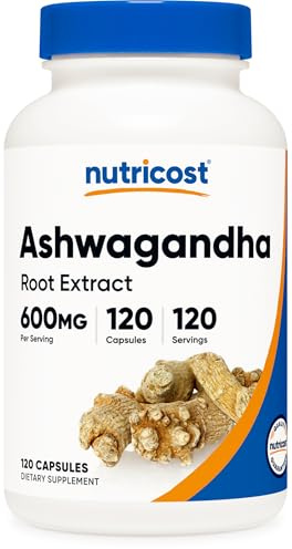Nutricost Ashwagandha 600 mg, 120 Kapseln