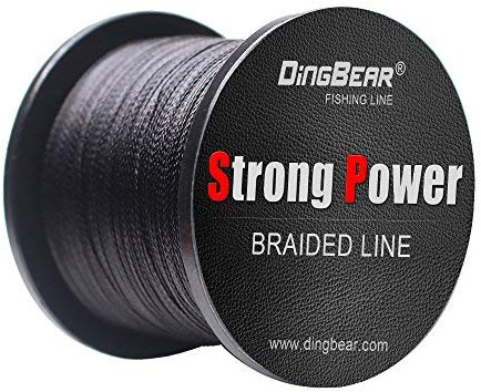 Dingbear 109Yd/100m 135LB/0.60mm Schwarz Stark Ziehen Sie Generische Geflochtenen Angelschnur Angelschnur Fisch Linien