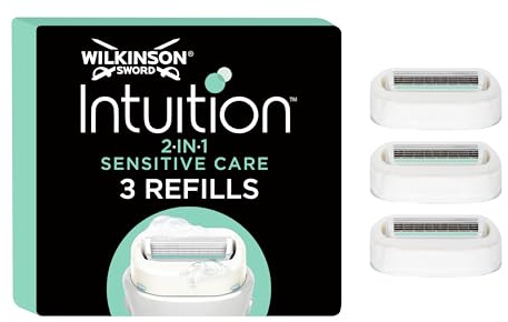 Wilkinson Sword Intuition Sensitive Care Rasierklingen für Damen Rasierer, 3 St