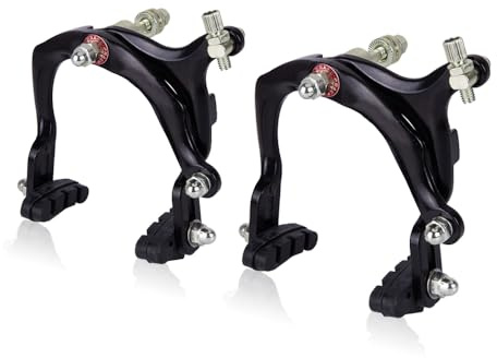 Mimoke C-Brake Bremsarme Bremsen für Fahrräder, V Brake vorne und hinten mit 70 mm Bremsbelägen, Langer Arm 110 mm, Aluminiumlegierung