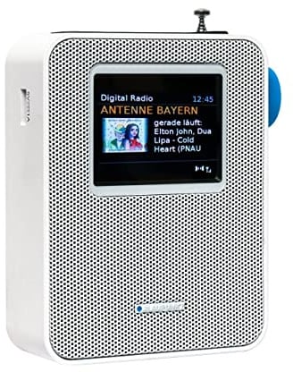Blaupunkt PDB 200, Steckdosenradio DAB+, DAB Radio Steckdose für Badezimmer & Küche, kompakt, Blaupunkt Stecker Radio, digitales Radio für Steckdose