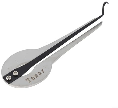 Maultrommel aus Edelstahl, ethnisches Musikinstrument für Anfänger, kompakt, 3 Größen erhältlich (große Größe)