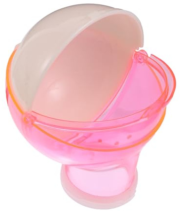 UPKOCH Hamster Sandbad Kugelform Badewanne Transparent Kleintier Sandbadehaus Für Hamster Gerbil Mäuse Robust Leicht Haustier Badezimmer Zubehör