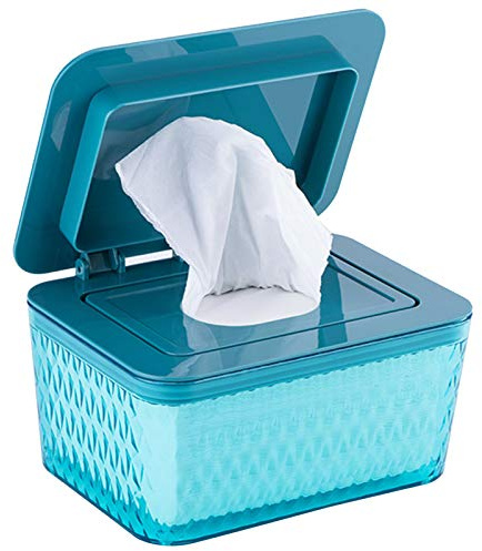 Feuchttücher-Box Baby Feuchttücherbox Mit Deckel Aufbewahrungsbox Für Feuchttücher Wiederverwendbare Nachfüllbare Feuchttücherbox Tragbare Reisetücher Spender Wischtaschen Für Kinder