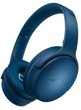 Bose QuietComfort Kabellose Kopfhörer mit Mikrofon und Noise-Cancelling, Bluetooth-Over-Ear-Kopfhörer, Audiophile Kopfhörer, On-Ear-Kopfhörer mit Noise-Cancelling, bis 24h Akkulaufzeit, Dämmerungsblau