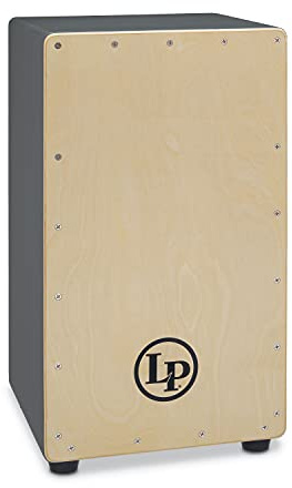 Latin Percussion Box Wire Cajon mit natürlicher Frontplatte, Grau (LP1428NYG)