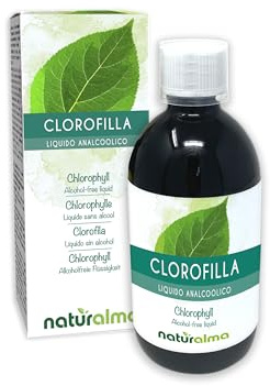 Chlorophyll Naturalma - alkoholfreie Flüssigkeit 500 ml - Nahrungsergänzungsmittel - Vegan und 100% natürlich