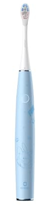 Oclean Sonic Elektrische Zahnbürste für Kinder, weiche kinderfreundliche Borsten, ultra leise Bürsten, 2 Minuten eingebauter Timer, IPX7 wasserdicht, für Kinder ab 5 Jahren (blau)