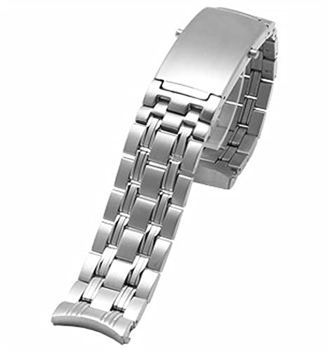 FOUUAAO Edelstahl Uhrenarmbänder für Omega Metallarmband Armbänder Uhrenarmbänder 18mm 20mm 22mm Echtleder-Uhrenarmband Armbänder für Omega Seamaster für Omega Original Uhrenarmbänder