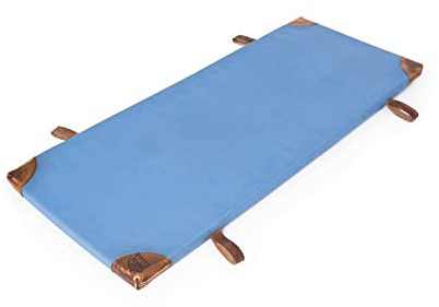 ARTZT Vintage Series Turnmatte blau | Matte für Turnen, Yoga, Pilates | Sportmatte mit Dicke 4,5 cm | Dicke Turnmatte für Trainingsraum & Wohnzimmer | Made in Germany | 149 x 62 x 4,50 cm