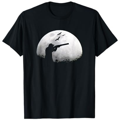 Tontauben Skeet Flinte Schütze Sportschützen T-Shirt
