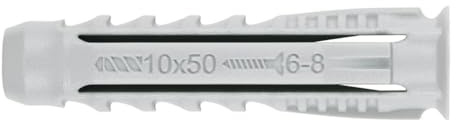 Universal 4-Fach Spreizdübel 6 x 30 mm - 100 Stück, aus Polyamid | 4-Fach Spreizdübel, 4-Fach Langspreizdübel, Universaldübel mit Kragen