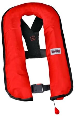 Marinepool Rettungsweste Compact II 150N mit 16 l Auftrieb Farbe rot