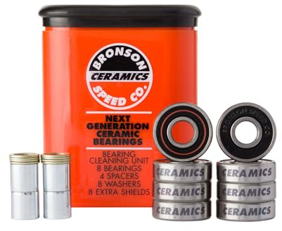 Bronson Speed Co Skateboard-Kugellager aus Keramik, Orange