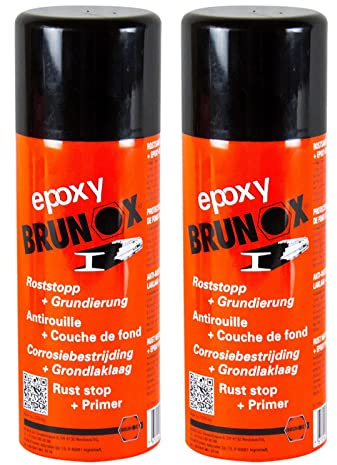 Brunox 2X Epoxy Rostumwandler Rostschutz Roststopp Grundierung Grundierer 400 ml