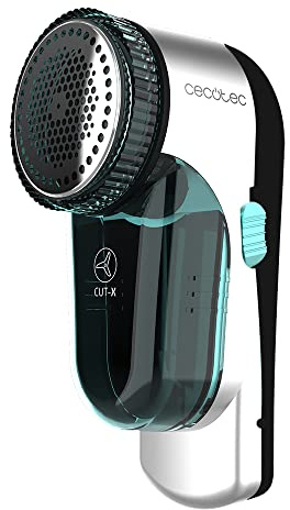 Cecotec Fusselentferner Cut-X 4500 Cloth. 45 Minuten Autonomie, Gitter in 3 Größen, Sicherheitssystem, 8800 U/min, Verstellbarer Kopf und Reinigungsbürste, ergonomisch