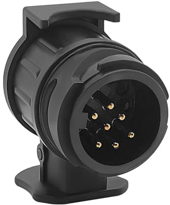Skythrive Adapter 13 Auf 7 Polig - 12V Wasserdicht Anhängerstecker Für Anhängerkupplung, Anhänger Adapter 13 Auf 7 Polig