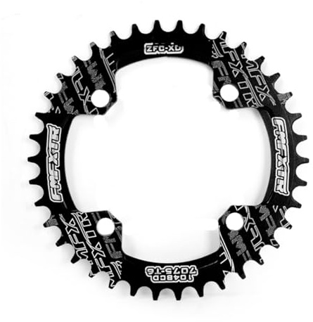 HOUSON Fahrrad kettenblatt, Breite Kettenblätter 104 BCD 34T 38T 42T Fahrradkettenblatt für Rennräder, BMX MTB Fahrrad 42T