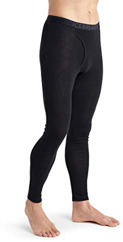 Icebreaker 100% Merinowolle Herren Base Layer - Everyday Leggings mit Eingriff - 175 Ultralight Fabric | Merino Unterwäsche | Thermo Unterwäsche Männer Winter | Thermounterwäsche