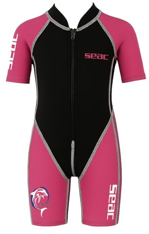 Seac Dolphin, Tauchanzug Shorty für Kinder aus 1,5 mm Neopren und Lycra geeignet für Schwimmen, Schnorcheln und Wasserspiele
