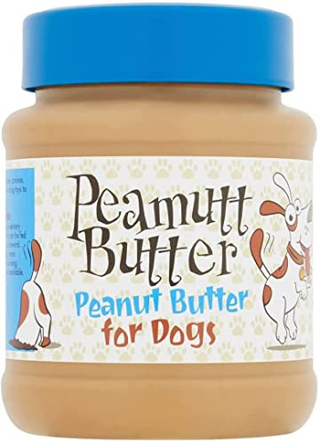 Peamutt Butter Erdnussbutter für Hunde, 340 g, ideal für die Leckmatte, geeignete Paste, ohne Salz, ohne Süßstoffe