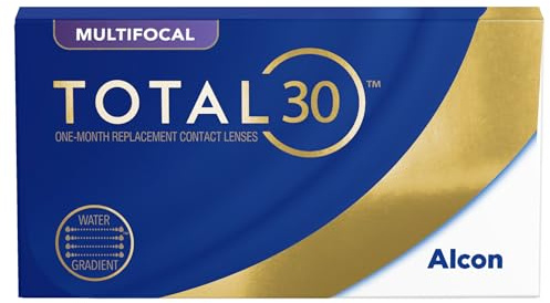TOTAL30 Multifocal Monatslinsen | 3 Stk | ADD LOW | -07.50 dpt | Weiche Monatslinsen für Alterssichtigkeit. Wie ein Hauch von Nichts, auch noch an Tag 30. Mit BC 8.4 mm und DIA 14.2 mm