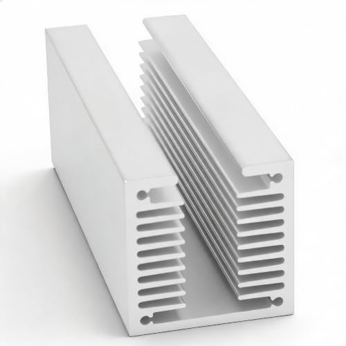 Alu Kühlkörper,100x40x40mm Aluminium Kühlkörper Heatsink Waerme Diffuse Kühler U Typ kühler mit dichten Zähne Lamellenkühler Kühlkörper für 1/2/3,LED,CPU usw.