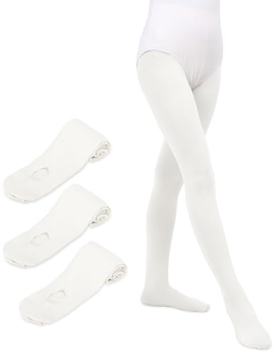 MYSSUCI 3 Paare Ballettstrumpfhose 90 Den Tanzstrumpfhosen für Mädchen Kinder und Damen