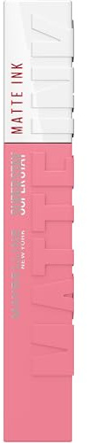 Maybelline New York Super Stay Matte Ink Flüssiger Lippenstift für 16H Halt, Mattes Finish, Kussecht & Wischfest ohne Abfärben, Hochpigmentierte Farbe, Nuance: 10 Dreamer, 5ml