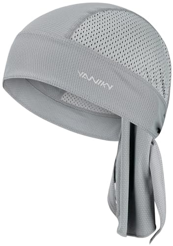 YANIKY Sports Bandana Cap - Atmungsaktiv Kopftuch Herren Bandana Cap Damen | Kopftuch Männer Durag Laufmütze Turban Herren Sommer Fahrradmütze Kopftuch für Radfahren Reisen Laufen Fitness