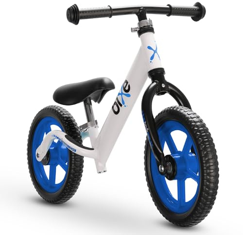 Bixe 12 Zoll Kinder Laufrad ab 2 Jahre - Balance Bike für Kinder von 2 bis 5 Jahren - Lauflernrad ohne Pedale mit Luftreifen - für Jungen und Mädchen - 12 inch Rad - Ultraleicht