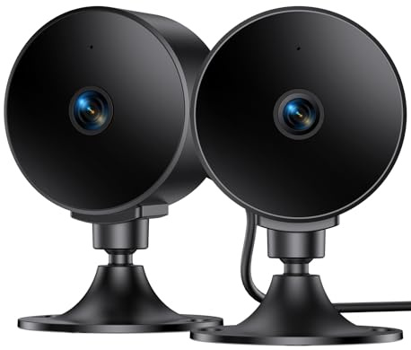 Elelink Überwachungskamera Innen 2K 3MP, WLAN Babyphone und Haustierkamera mit Bewegungserkennung, Zwei-Wege-Audio, Nachtsicht, kompatibel mit Alexa und Google Assistant, SD/Cloud, nur 2,4GHz WLAN
