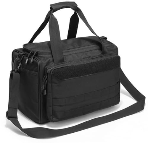 Peminkoo Taktische Schießstandtasche Molle System Schießtraining Waffentasche Camping Jagd Zubehör Werkzeug Schultertasche