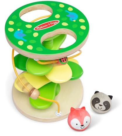 Melissa & Doug - Rollables Baumhaus - Aktivitätsspielzeug für die frühe Entwicklung von Kindern ab 12 Monaten, Ursache-Wirkung-Babyspielzeug mit sensorischen Bällen - FSC zertifizierte
