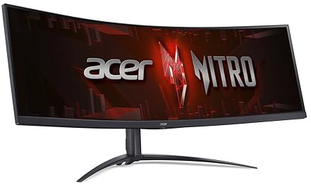 Acer Nitro XZ452CUV 44,5 Zoll Gaming Monitor DQHD 165Hz FreeSync Premium Pro Curved Schwarz