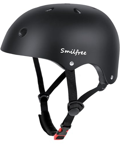 Smilfree Fahrradhelm Kinder Jungen Skaterhelm: Leicht Fahrradhelm Kinder Mädchen Ab 5 Jahren - Skaterhelm Kinder Kinderhelm für Fahrrad Skateboard Scooter BMX Kind & Erwachsene