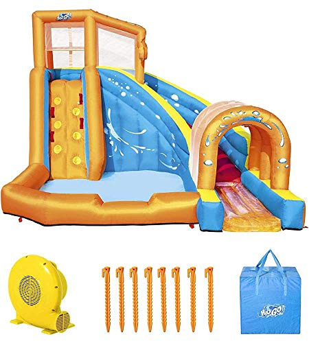 BESTWAY H2OGO! Wasserpark mit Dauergebläse Hurricane Tunnel Blast_Mega Water Park